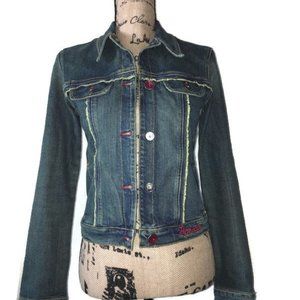 Fionucci Jean Jacket S with Embroidered Detailing